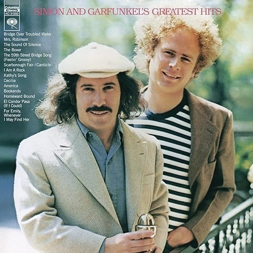 Simon & Garfunkel – Greatest Hits vinyl record cover
