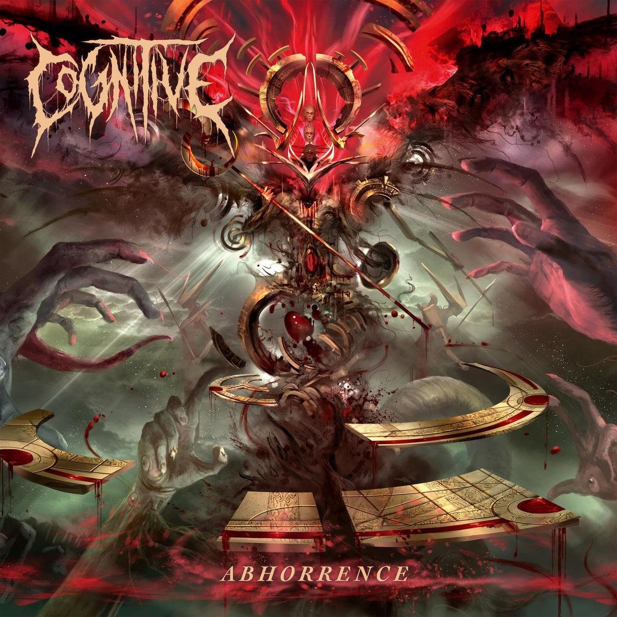 Cognitive – Abhorrence (Crimson Void Vinyl) (LP)  by Cognitive vinyl record cover
