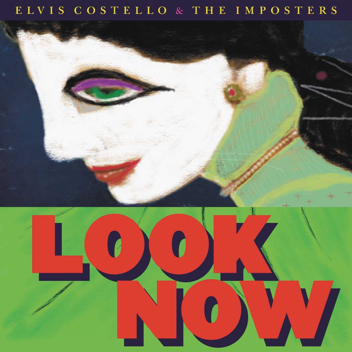 Elvis Costello – LOOK NOW(LP)  by ELVIS COSTELLO vinyl record cover