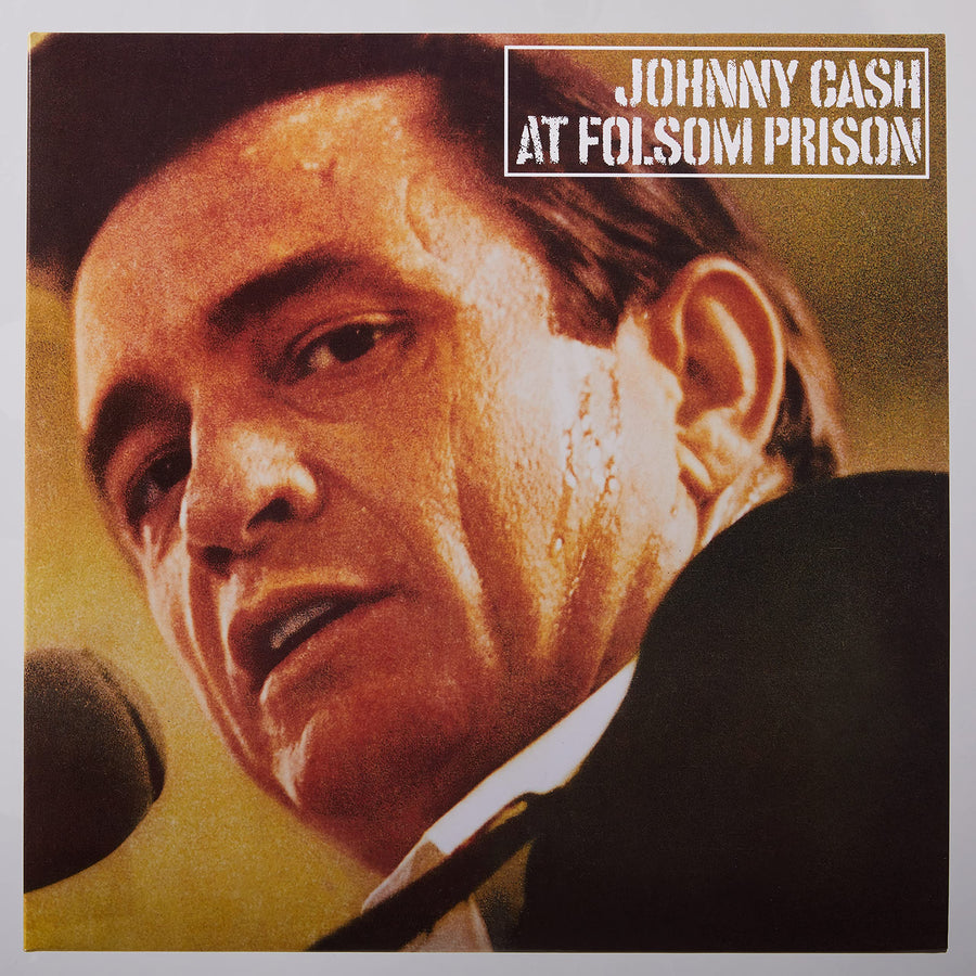 Johnny Cash – At Folsom Prison vinyl record cover