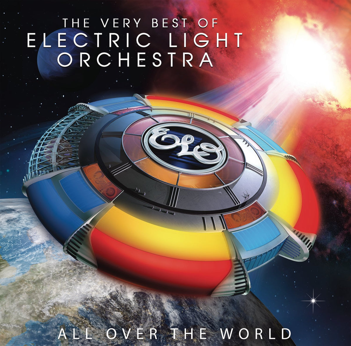 Electric Light Orchestra – All Over the World vinyl record cover