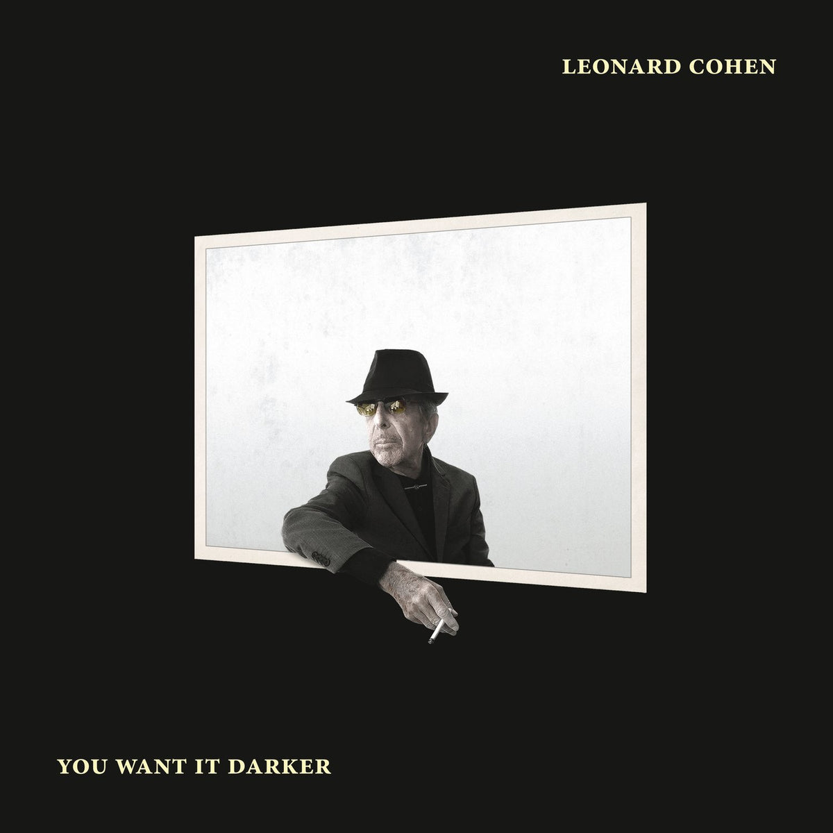 Leonard Cohen – You Want It Darker vinyl record cover