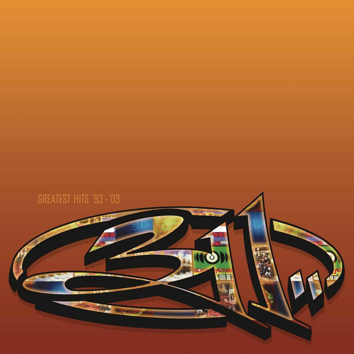 311 – Greatest Hits 93-03 vinyl record cover