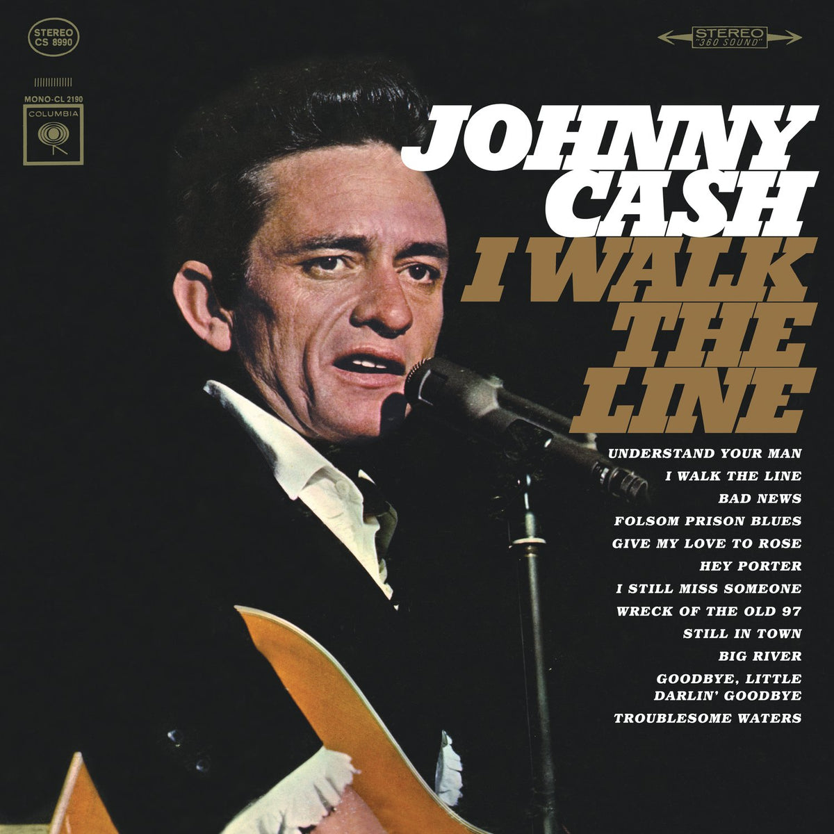 Johnny Cash – I Walk the Line vinyl record cover