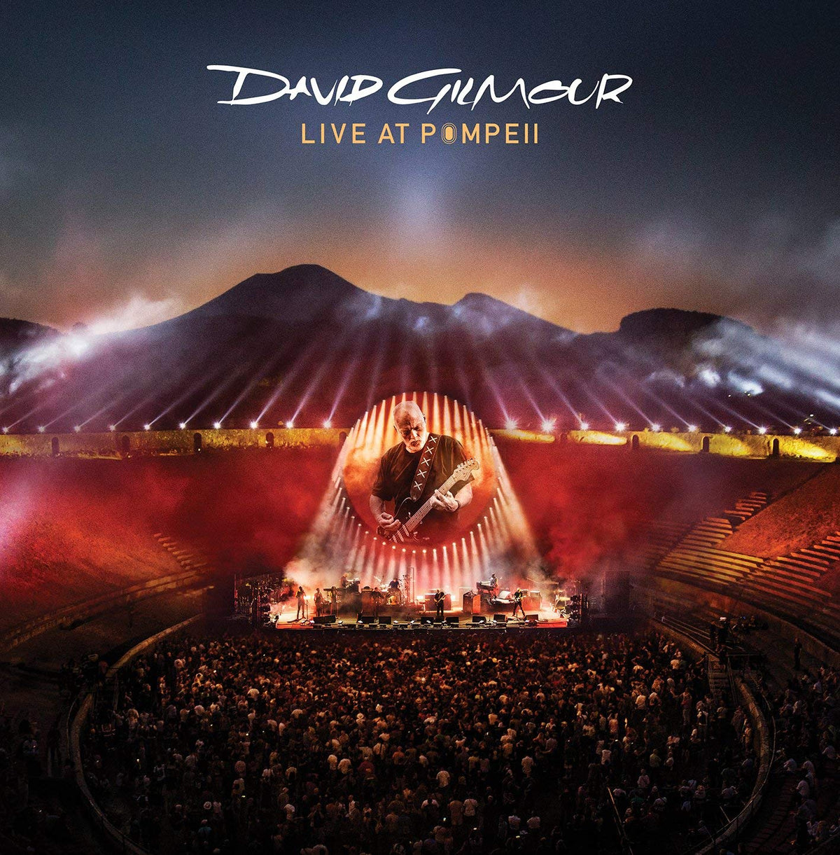 David Gilmour – Live at Pompeii vinyl record cover