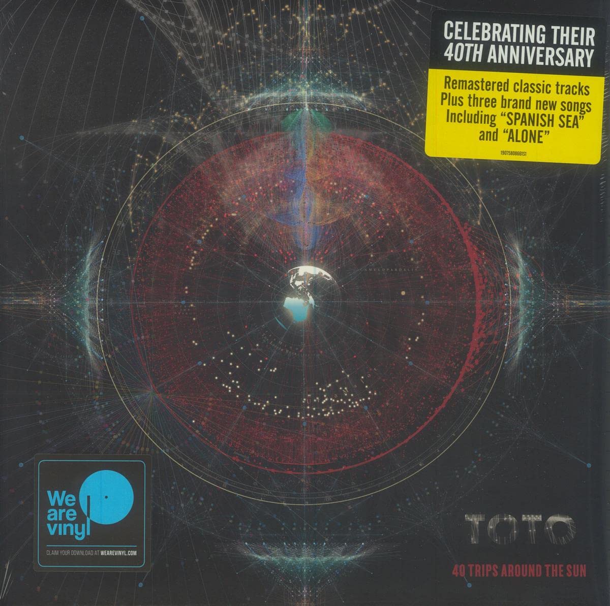Toto – 40 Trips Around the Sun vinyl record cover
