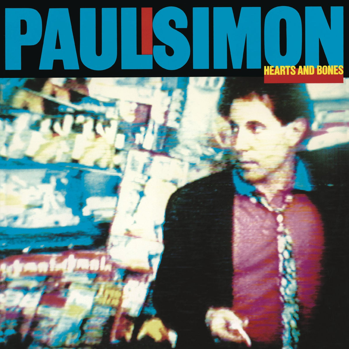 Paul Simon – Hearts and Bones vinyl record cover