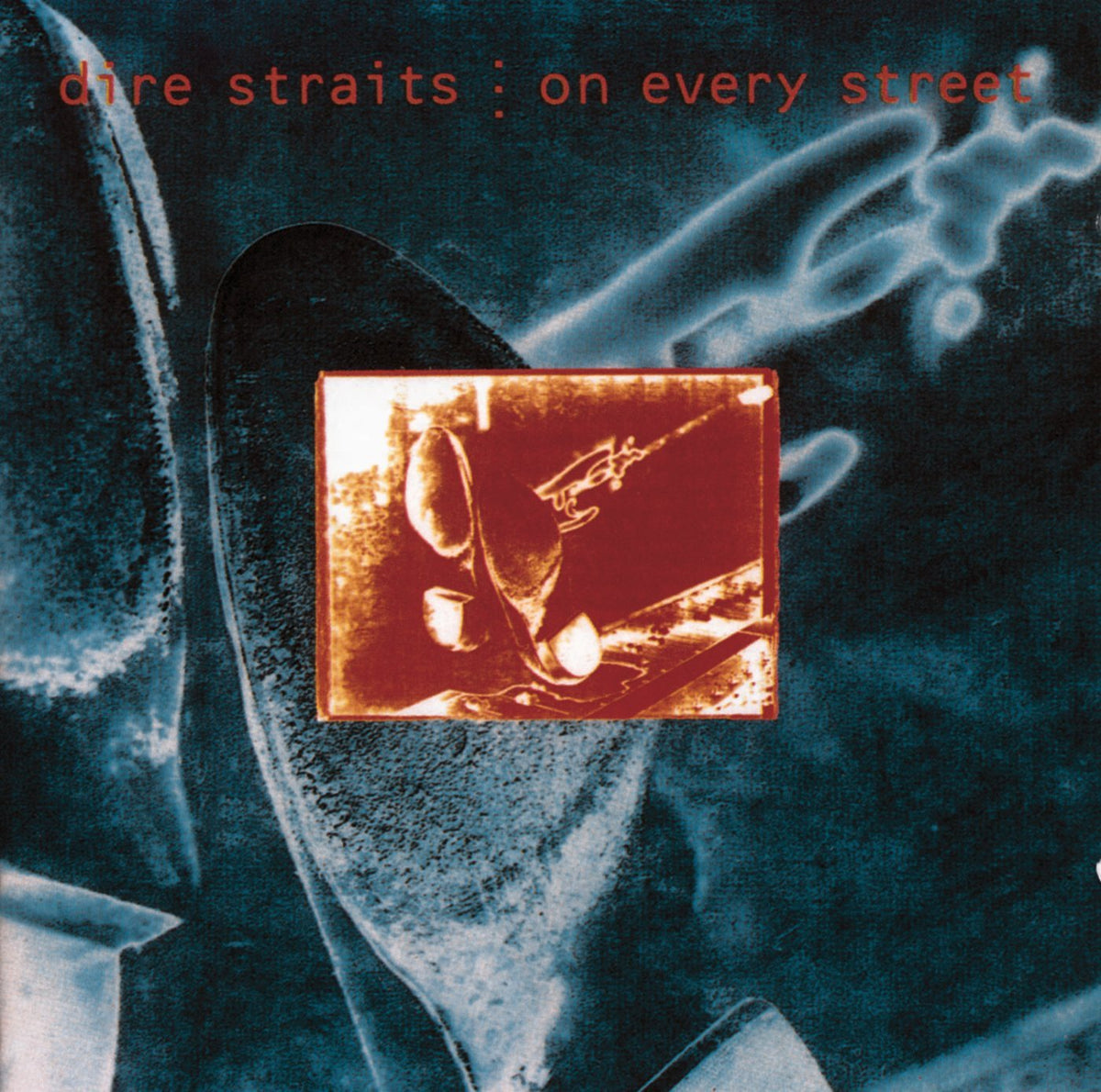 Dire Straits – ON EVERY STRE(2LP  by DIRE STRAITS vinyl record cover