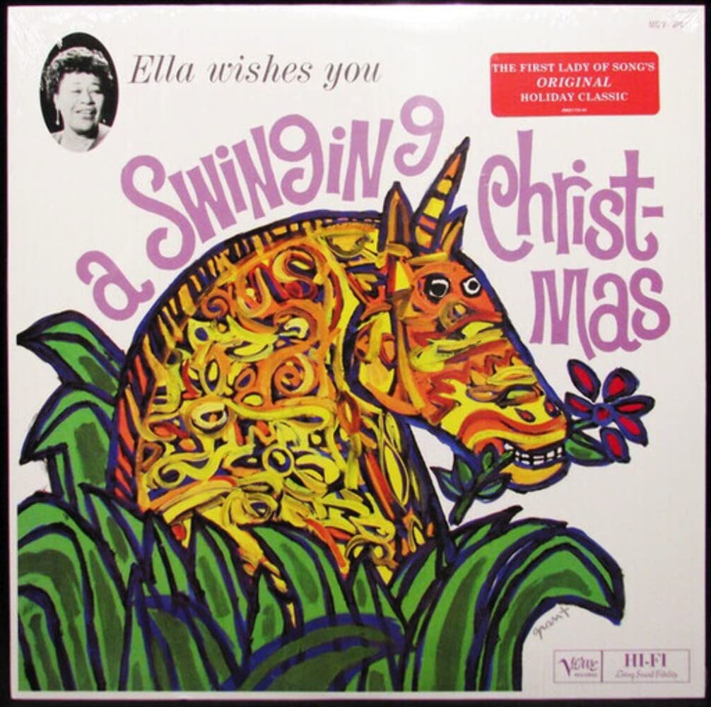 Ella Fitzgerald – WISHES YOU A SWINGING C(LP  by ELLA FITZGERALD vinyl record cover