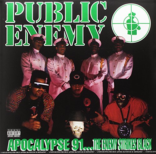 Public Enemy – Apocalypse 91...the Enemy Strikes Black vinyl record cover