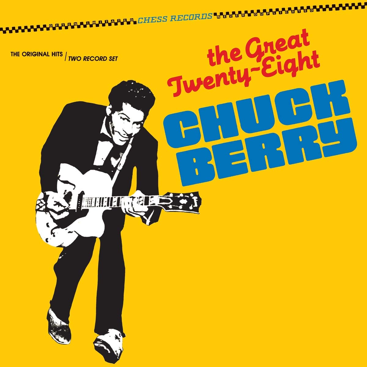 Chuck Berry – GREAT TWENTY EIGHT,THE(2LP  by CHUCK BERRY vinyl record cover