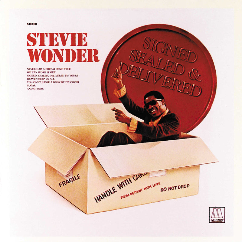 Stevie Wonder – Signed Sealed And Delivered vinyl record cover