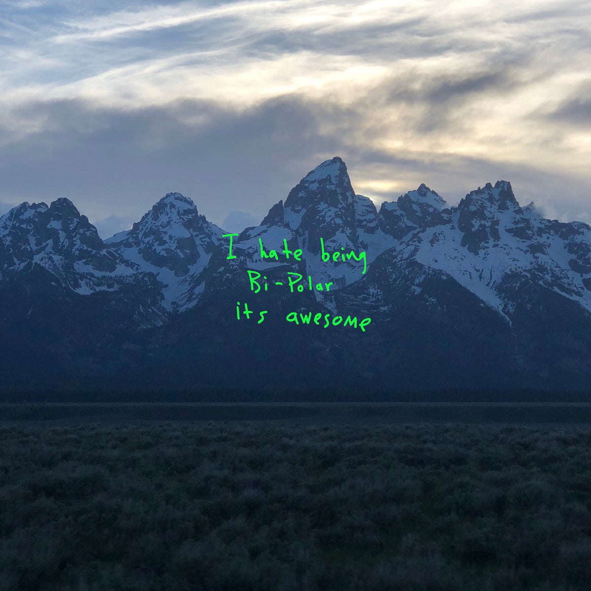 Kanye West – Ye vinyl record cover