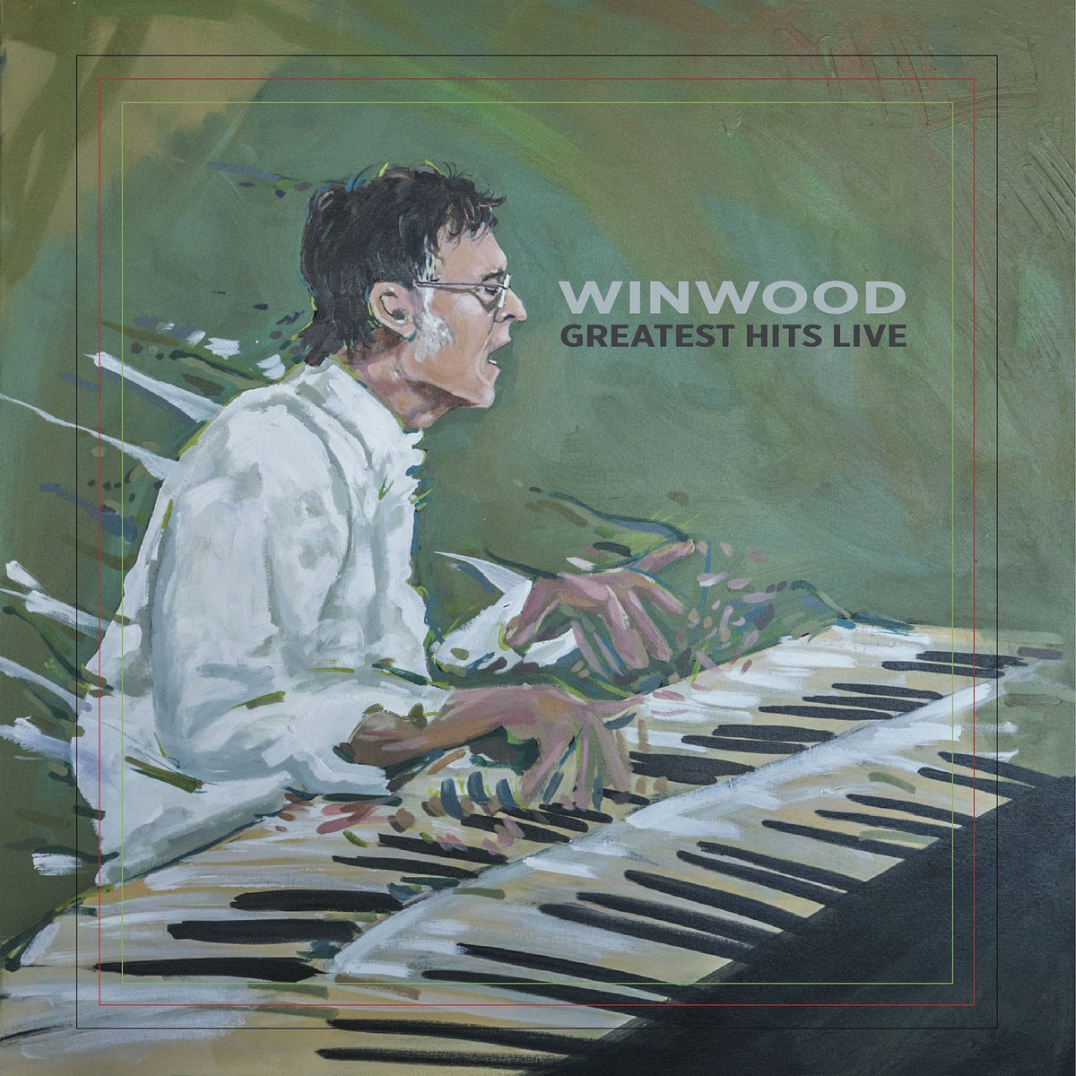 Steve Winwood – Winwood Greatest Hits Live vinyl record cover