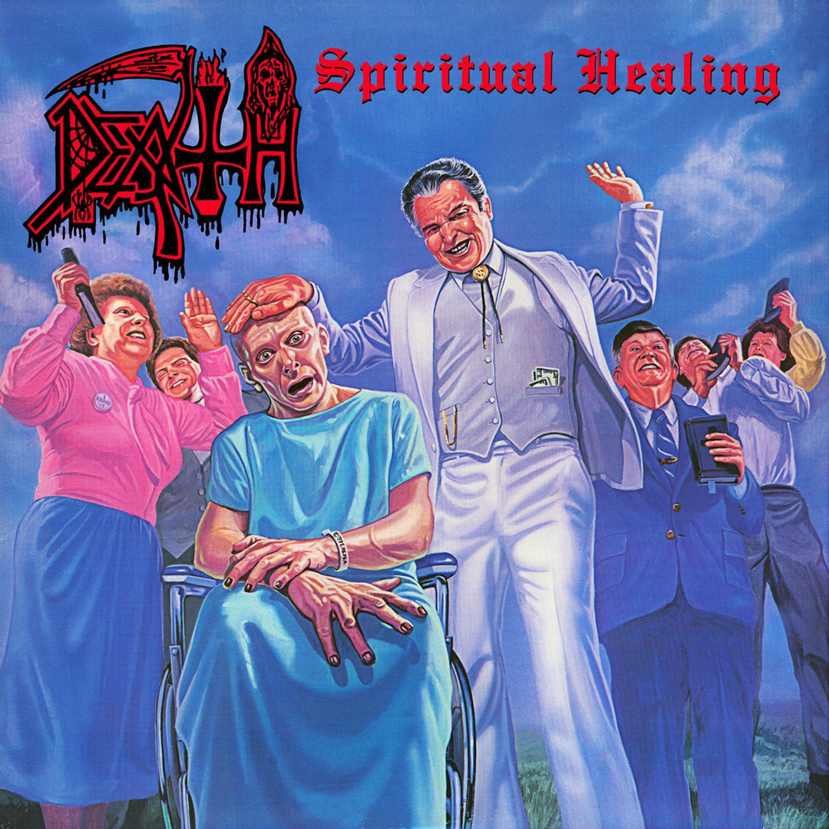 Death – Spiritual Healing vinyl record cover