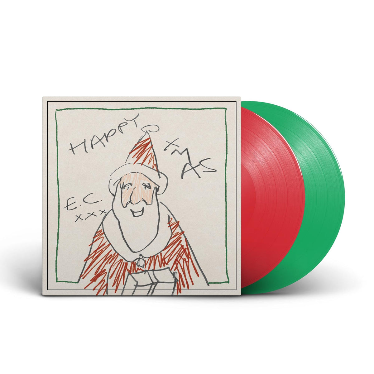 Eric Clapton – HAPPY XMAS(2LP)  by CLAPTON,ERIC vinyl record cover
