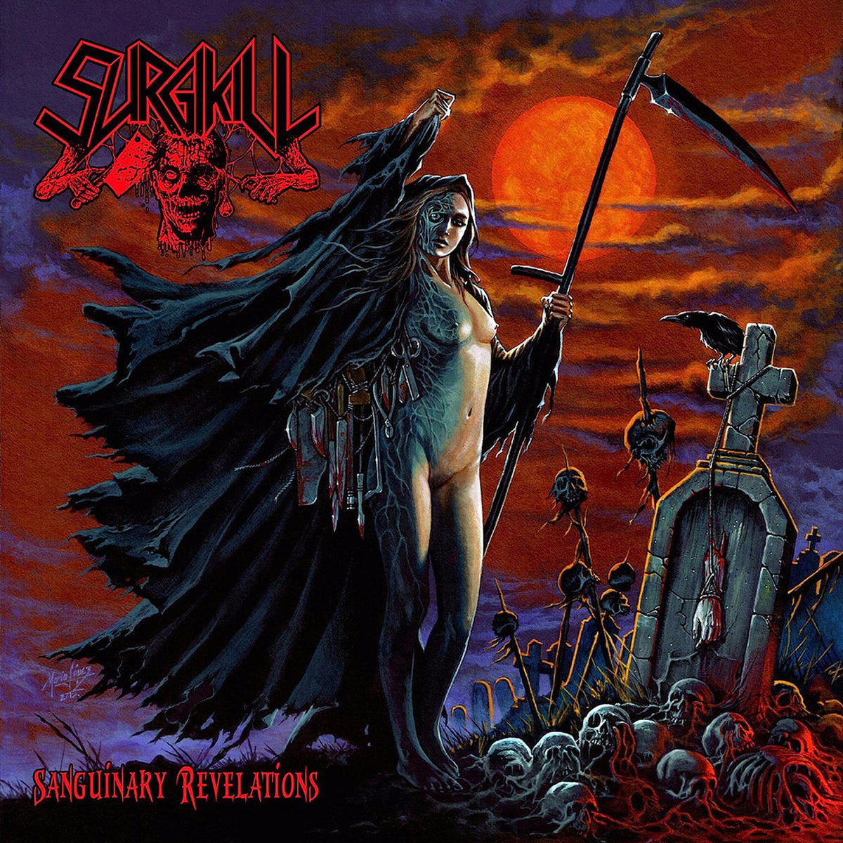 Surgikill – Sanguinary Revelations vinyl record cover