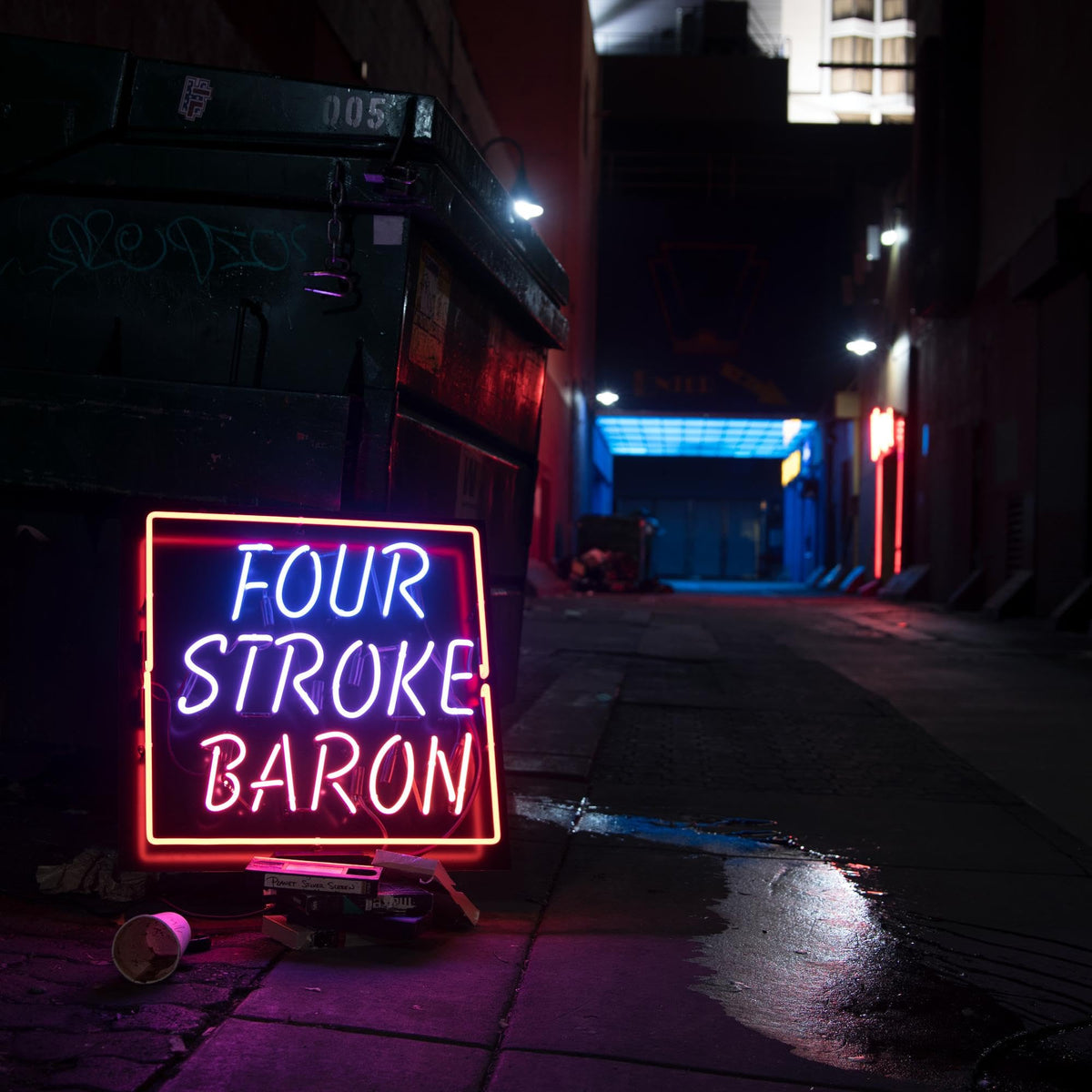 Four Stroke Baron – Planet Silver Screen  by Four Stroke Baron vinyl record cover