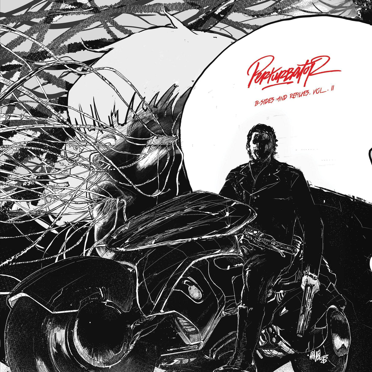 Perturbator – B-sides and Remixes vinyl record cover