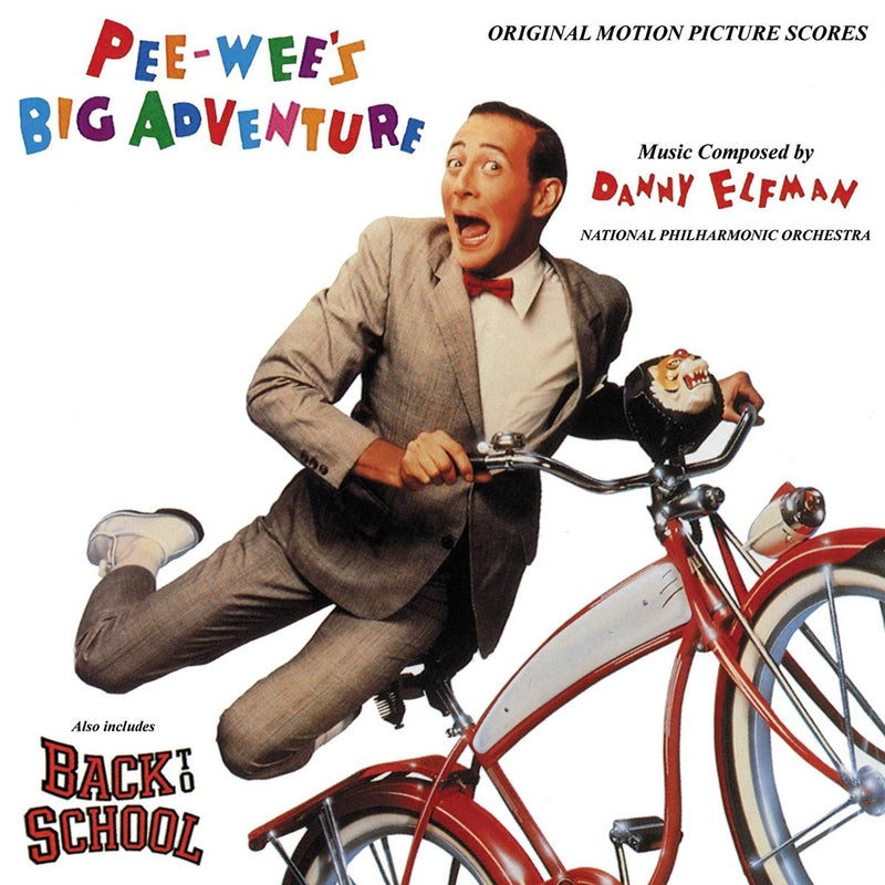 Danny Elfman – PEE WEE'S BIG ADVENTURE(LP  by DANNY ELFMAN vinyl record cover
