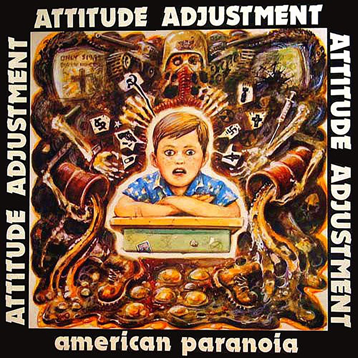 Attitude Adjustment – American Paranoia  by Attitude Adjustment vinyl record cover
