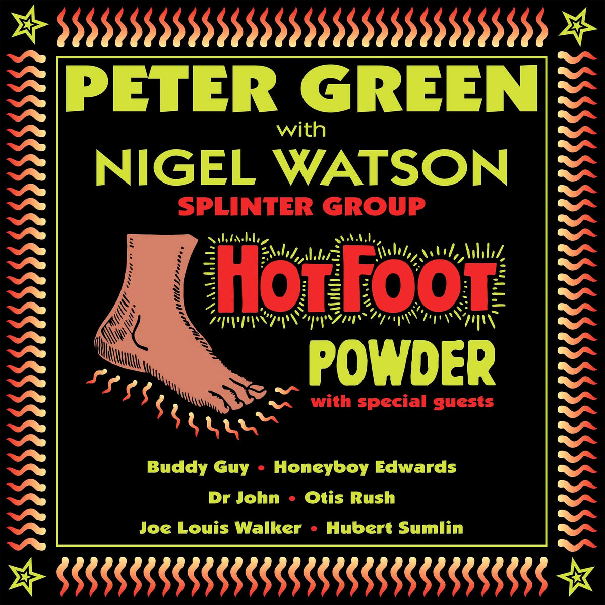 Peter Green & Nigel Watson Splinter Group – Hot Foot Powder vinyl record cover