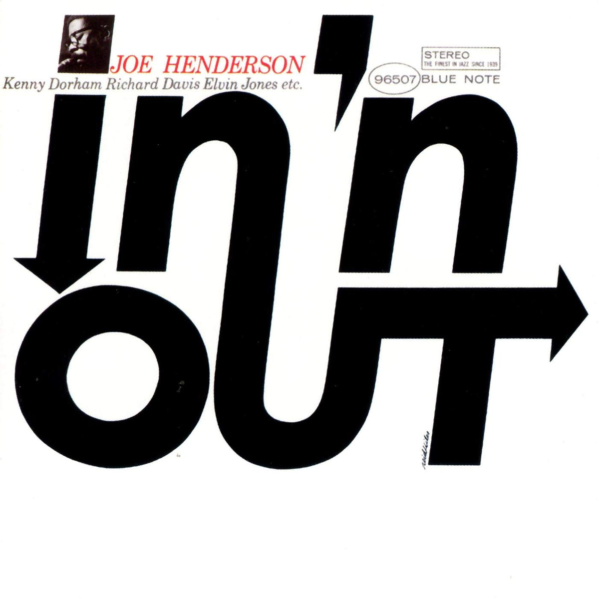 Joe Henderson – In 'N Out vinyl record cover