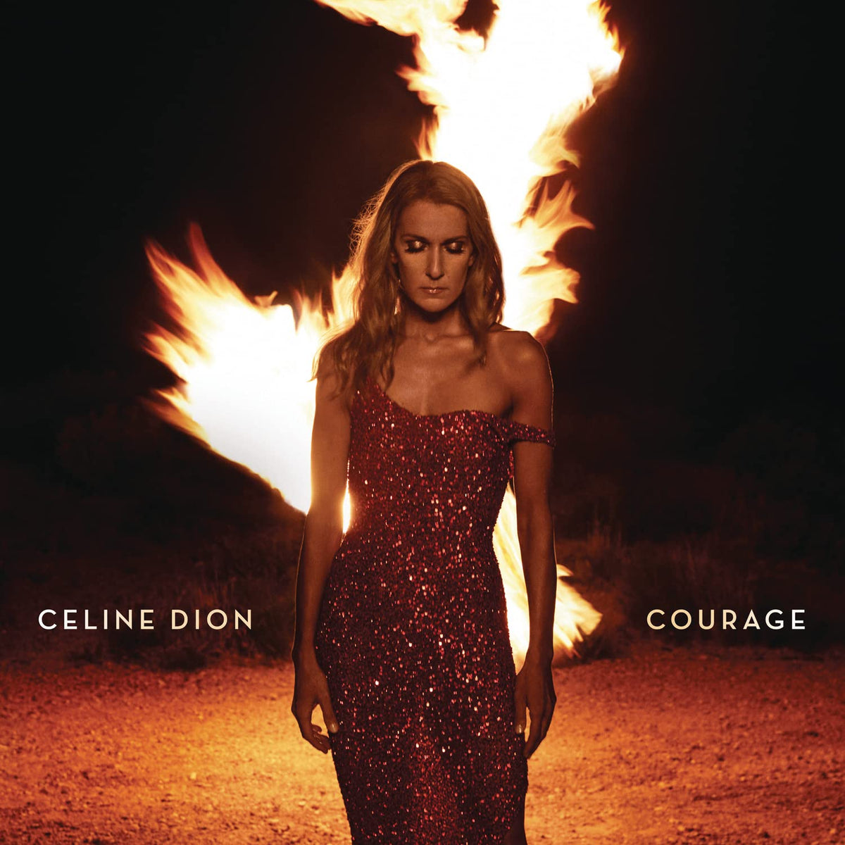 Céline Dion – Courage vinyl record cover
