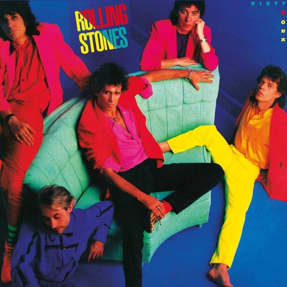 The Rolling Stones – Dirty Work vinyl record cover
