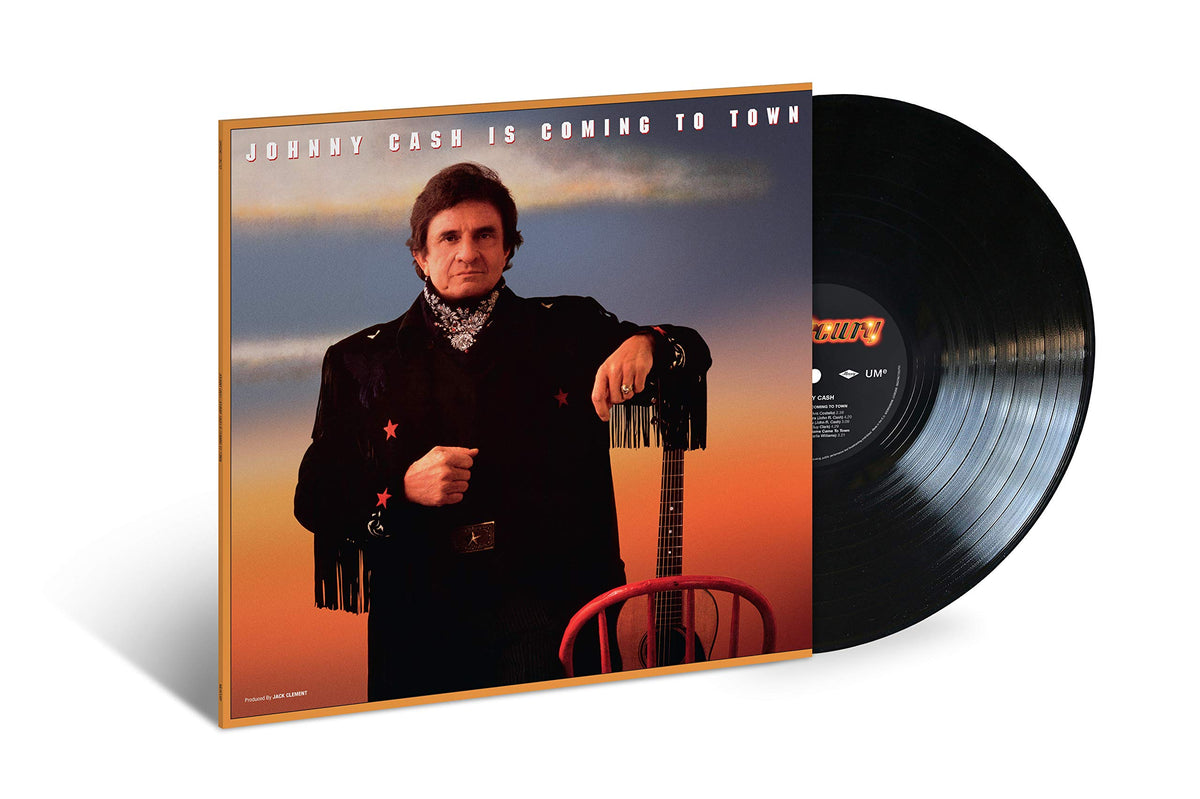 Johnny Cash – Johnny Cash Is Coming to Town vinyl record cover