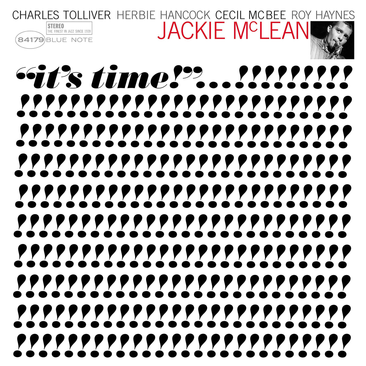 Jackie McLean – It's Time! vinyl record cover