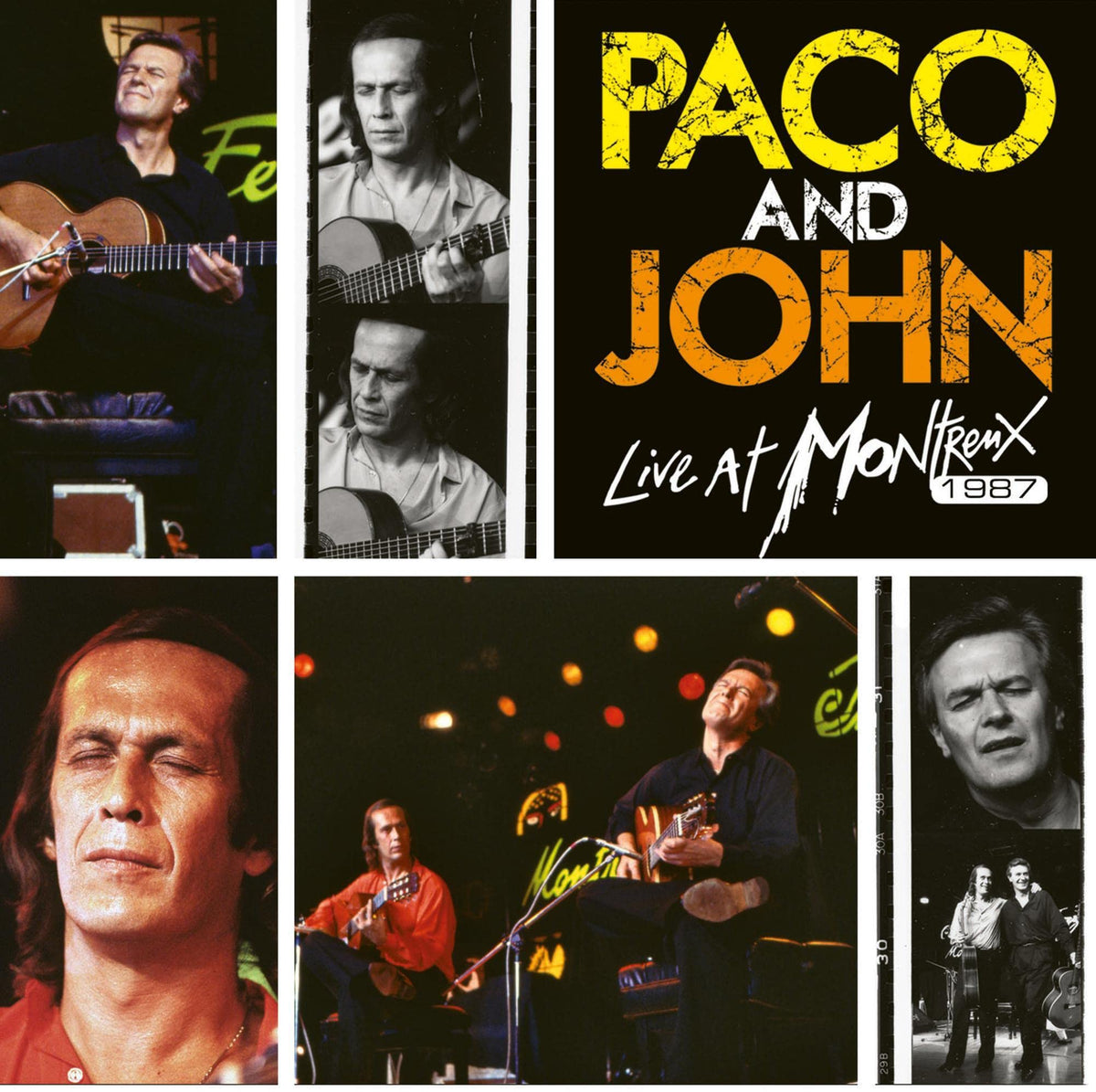Paco De Lucia – Paco And John Live At Montreux 1987 (Ltd. Yellow/Orange 2lp)  by Paco De Lucia vinyl record cover