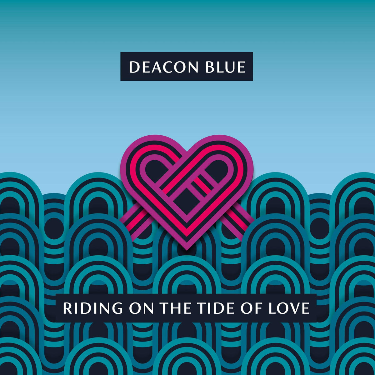 Deacon Blue – Riding On the Tide of Love vinyl record cover