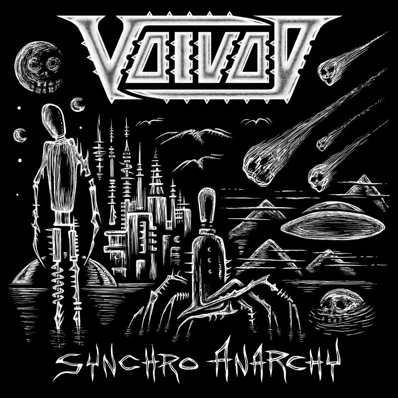 Voivod – Synchro Anarchy  by Voivod vinyl record cover