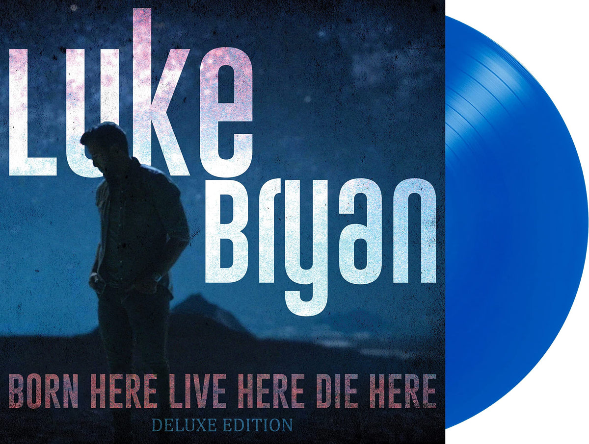 Luke Bryan – Born Here Live Here Die Here (Deluxe Edition) (Blue Vinyl) vinyl record cover