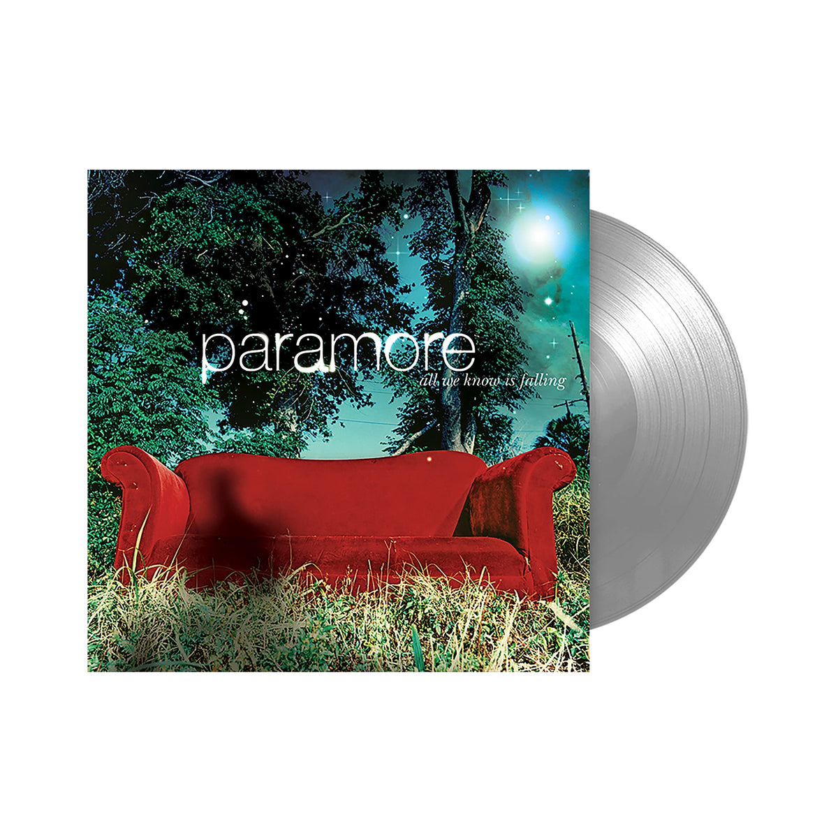 Paramore – All We Know Is Falling (Silver Vinyl) vinyl record cover