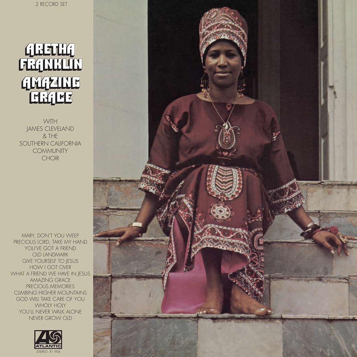 Aretha Franklin – AMAZING GRACE (2LP)  by ARETHA FRANKLIN vinyl record cover