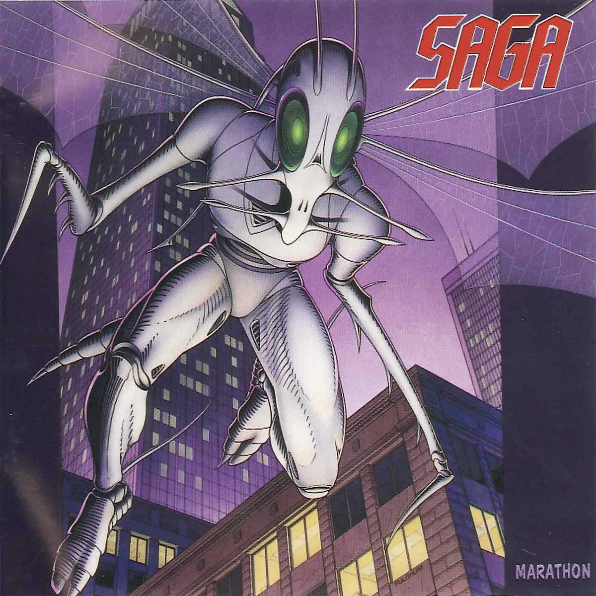 Saga – Marathon vinyl record cover
