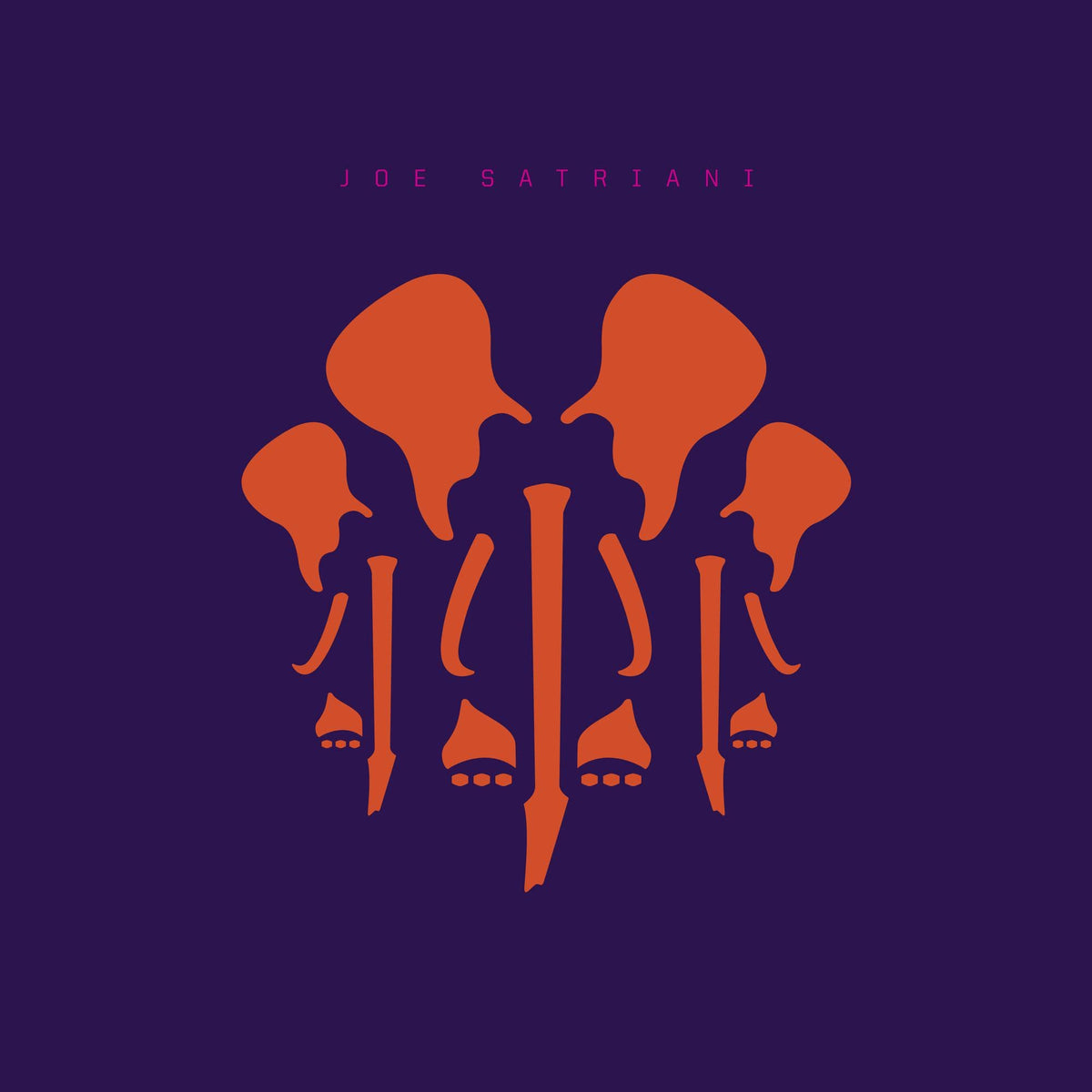 Joe Satriani – The Elephants Of Mars (Limited Orange 2lp)  by Joe Satriani vinyl record cover