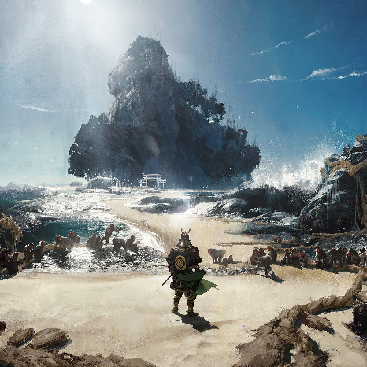 Chad Cannon and Bill Hemstapat – Ghost of Tsushima vinyl record cover