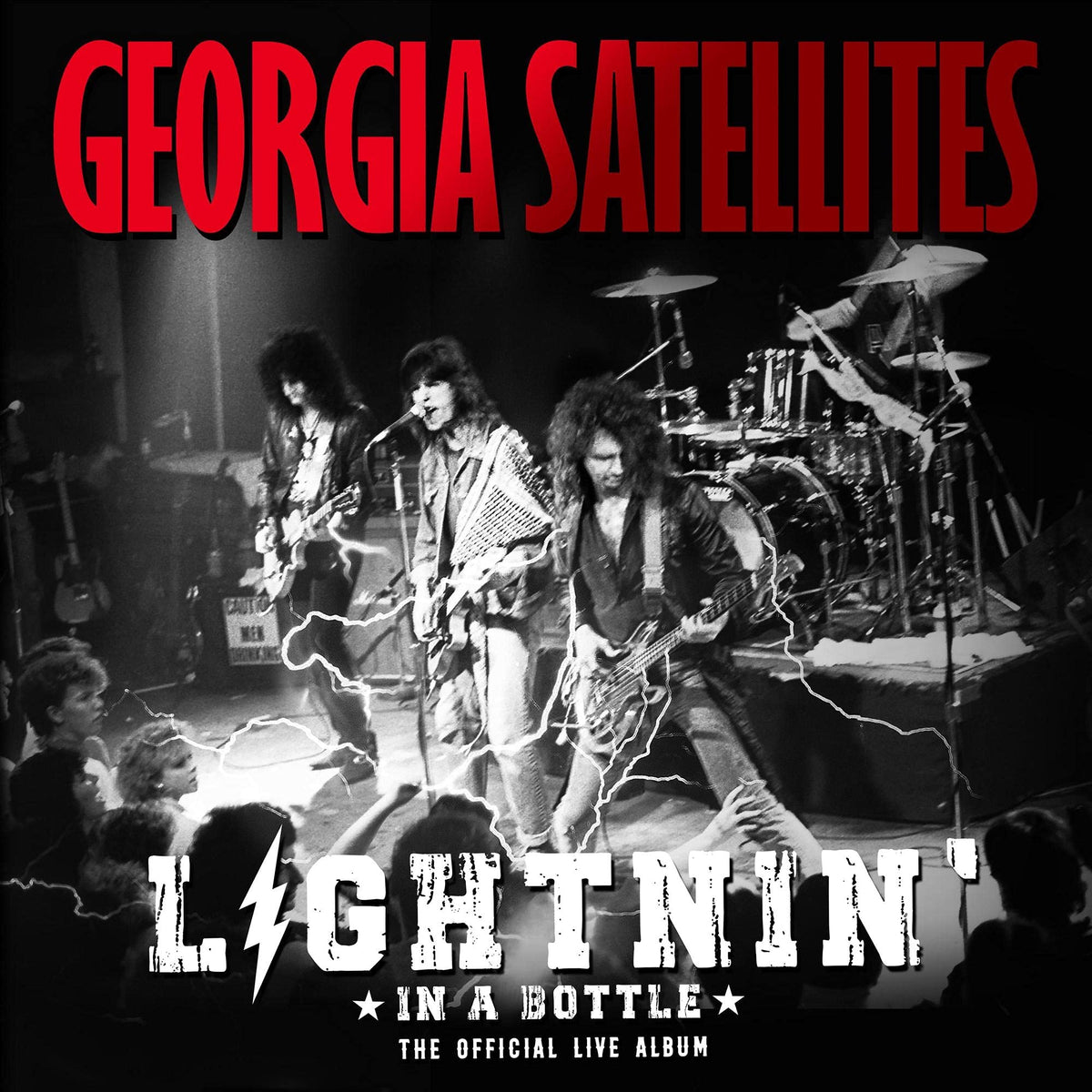 The Georgia Satellites – Lightnin' in a Bottle vinyl record cover