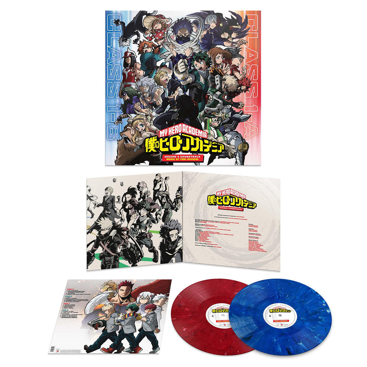 Yuki Hayashi – My Hero Academia: Season 5 (Original Series Soundtrack)  by Yuki Hayashi vinyl record cover