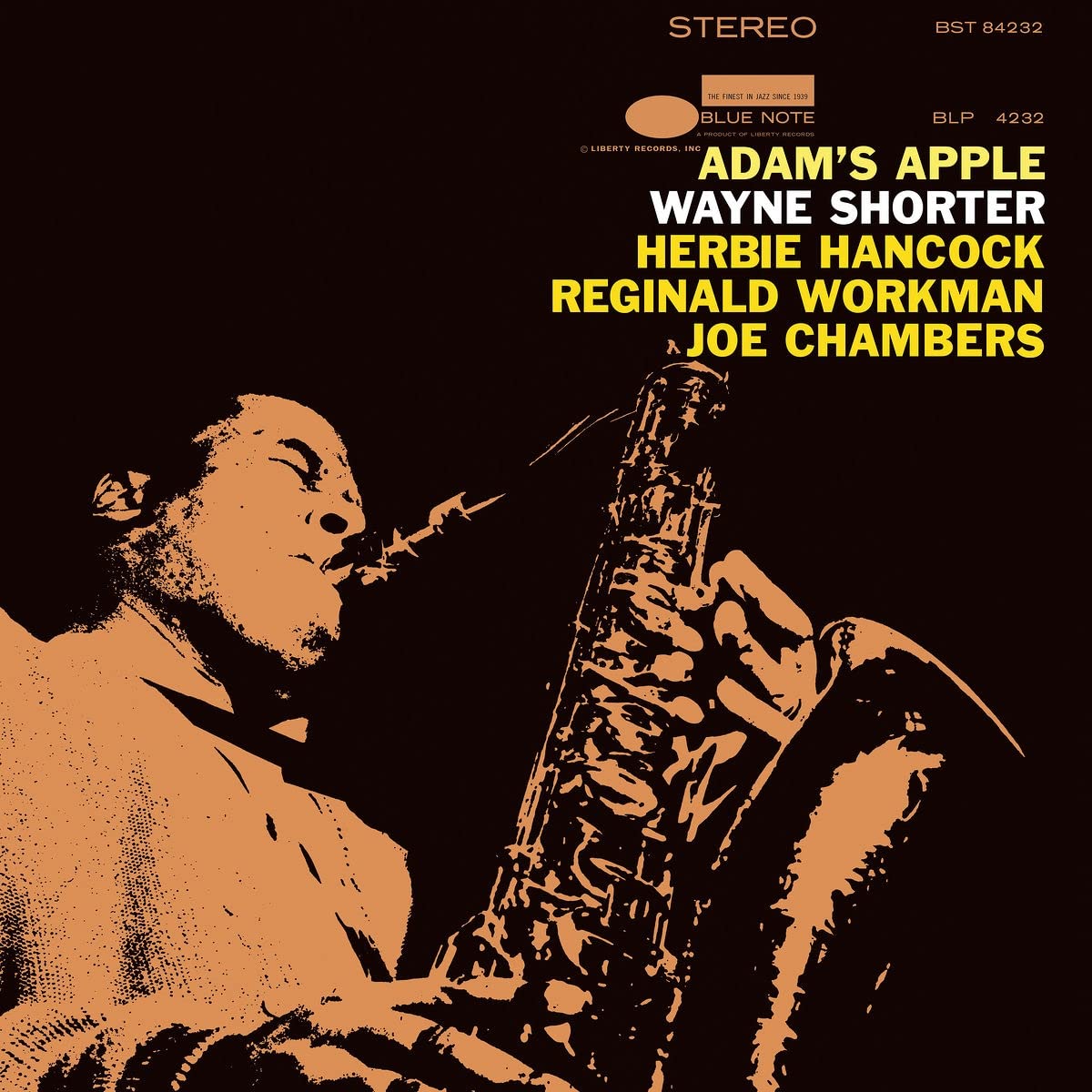 Wayne Shorter – Adam's Apple vinyl record cover