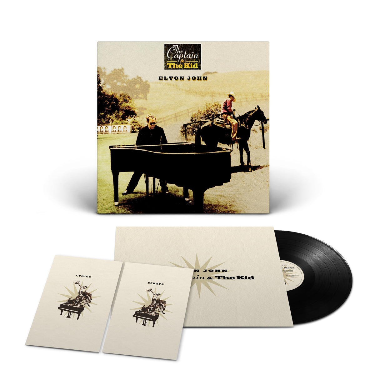Elton John – The Captain and the Kid vinyl record cover