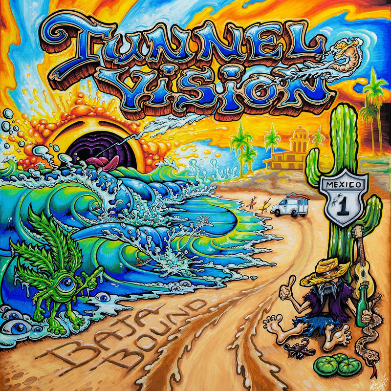 Tunnel Vision – Baja Bound (Neon Green Vinyl) vinyl record cover