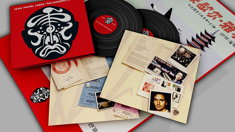 Jean-Michel Jarre – The Concerts in China vinyl record cover
