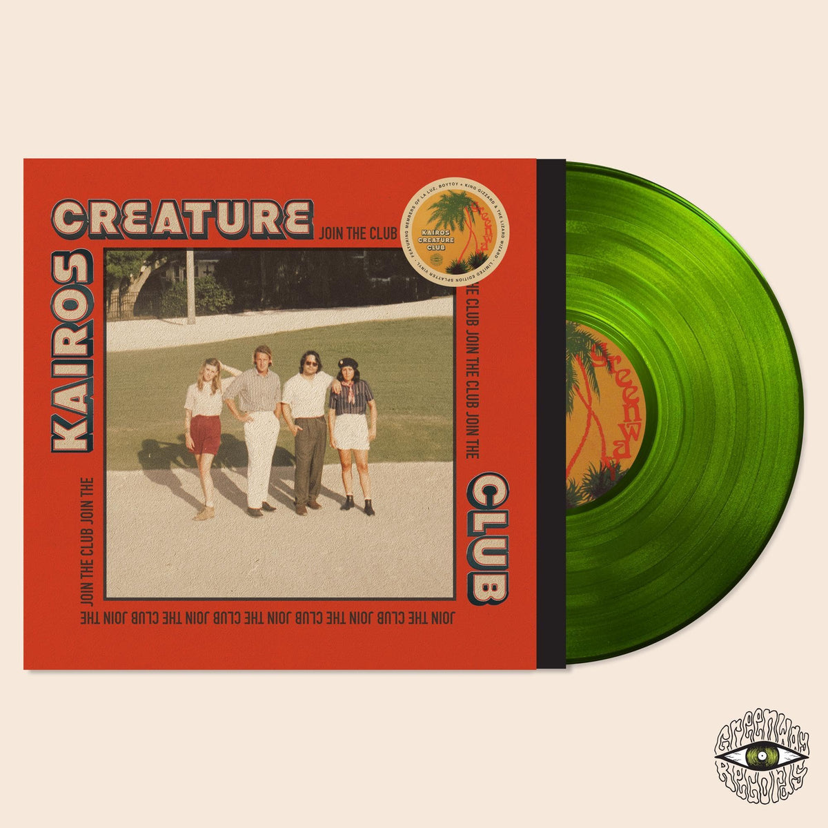 Kairos Creature Club – Join The Club (Palm Tree Green Vinyl)  by Kairos Creature Club vinyl record cover