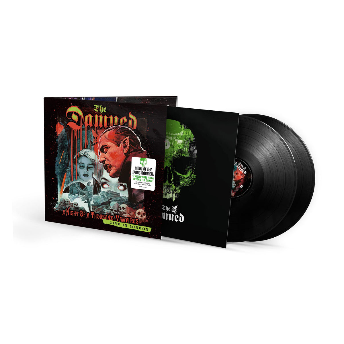 The Damned – A Night of a Thousand Vampires vinyl record cover