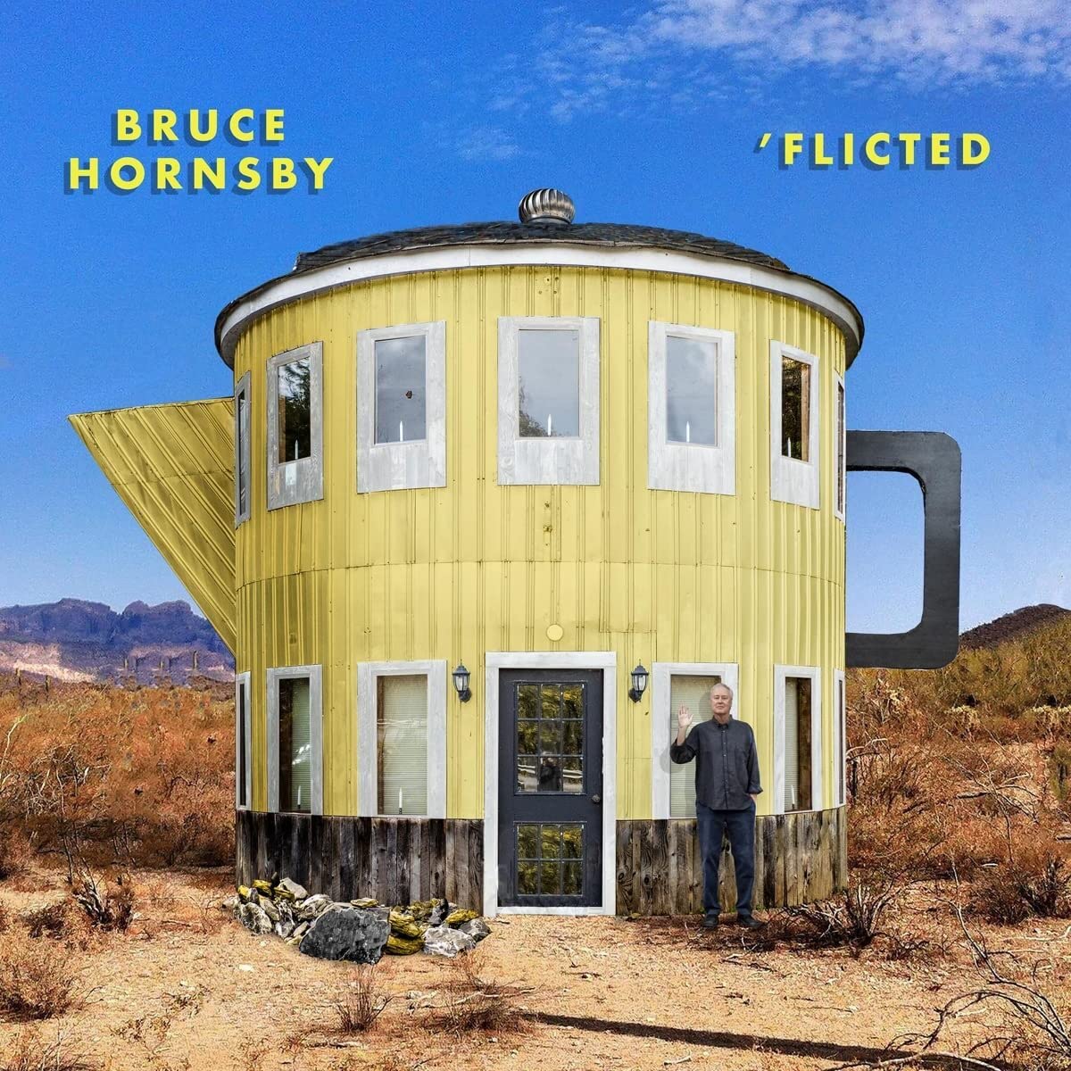 Bruce Hornsby – 'Flicted vinyl record cover