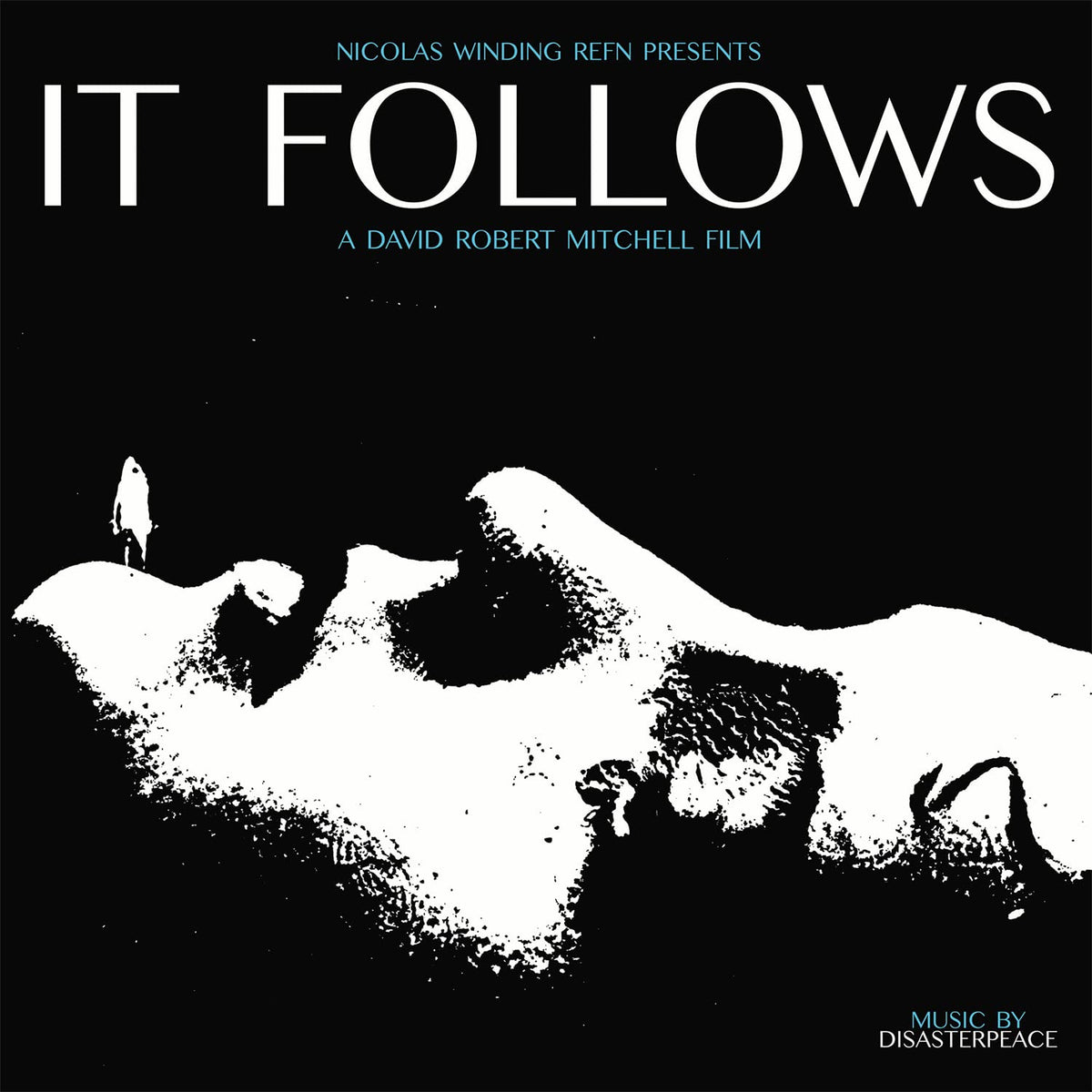 OST – It Follows (Black & White Marbled Vinyl) by OST vinyl record cover